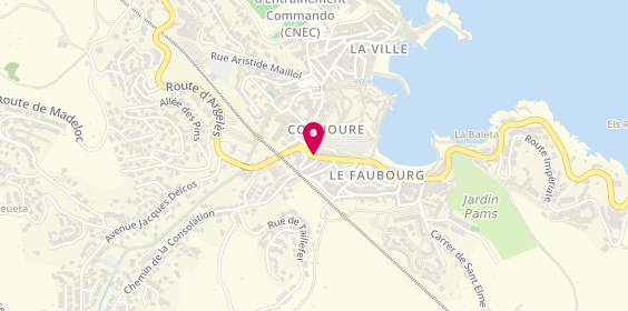 Plan de Taxi Ambulance Canal Collioure, 7Bld General de Gaule, 66190 Collioure