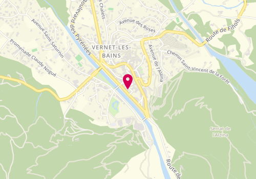 Plan de Villacèque Taxi, Rue Conflent, 66820 Vernet-les-Bains