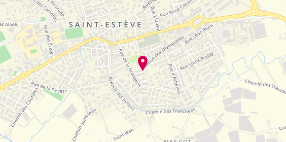 Plan de Appoint Taxi, 10 Rue Aurore, 66240 Saint-Estève