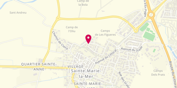 Plan de La Marinoise, 22 Rue Droits de l'Homme, 66470 Sainte-Marie
