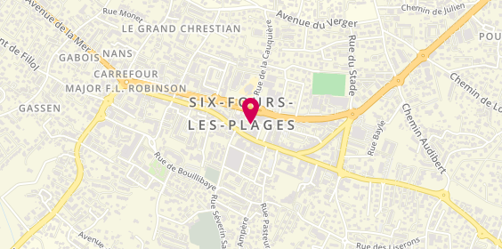 Plan de Chris ' taxi, 48 Avenue Vincent Picareau, 83140 Six-Fours-les-Plages