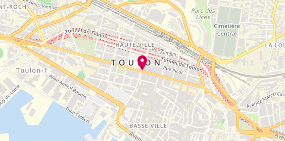 Plan de Allo Taxi Fabien, Chemin Vallon des Hirondelles, 83000 Toulon