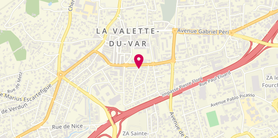 Plan de Taxi Combe Philippe, 76 Rue Jean d'Hers, 83160 La Valette-du-Var