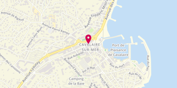 Plan de Allo Taxi Fabrice, Bat A Terrasses Ponant 1 Avenue Allies, 83240 Cavalaire-sur-Mer