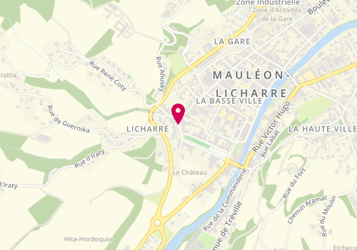 Plan de Sarlang Taxi, 8 Place Liberté, 64130 Mauléon-Licharre