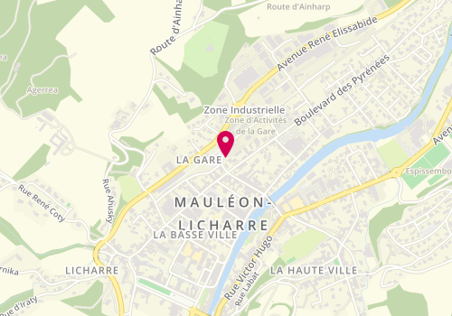 Plan de Taxi Aphatie-Etchegoyhen, Place Résistance, 64130 Mauléon-Licharre