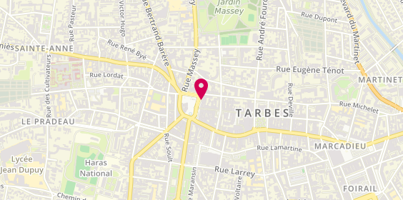 Plan de Radio Taxis Tarbais, 20 Place de Verdun, 65000 Tarbes