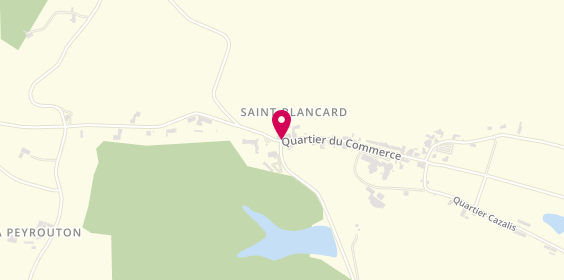 Plan de Taxi Saint Blancard, Village, 32140 Saint-Blancard