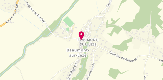 Plan de Taxi beaumontais, Rue des Ecoles, 31870 Beaumont-sur-Lèze