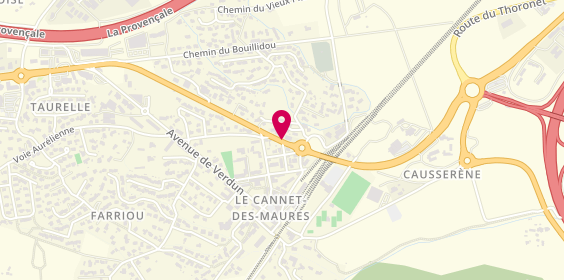 Plan de Ambulance Varoise Oddon, 55 Place Gare, 83340 Le Cannet-des-Maures