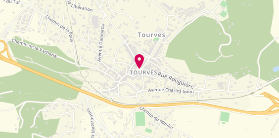 Plan de Taxi de Tourves, 3 Place Hô, 83170 Tourves
