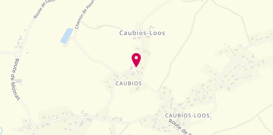 Plan de Taxi Christophe, Route de l'Église, 64230 Caubios-Loos