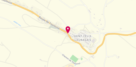 Plan de Taxi Alibert Thierry, Emmarce Basse, 31540 Saint-Félix-Lauragais