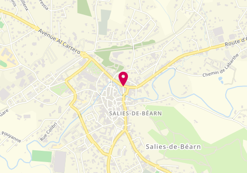 Plan de Taxi Vallade, 13 Place Jeanne d'Albret, 64270 Salies-de-Béarn