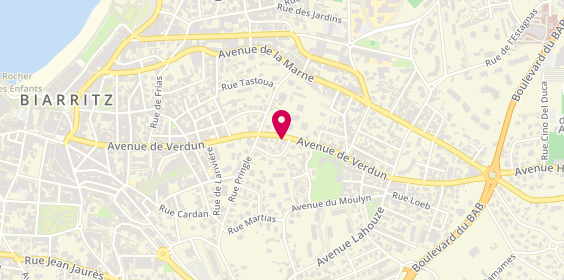 Plan de Marce Taxi, Avenue de Verdun, 64200 Biarritz