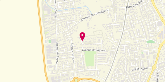 Plan de Alpha Taxi Services, 6 Rue de la Rouvraie, 13800 Istres