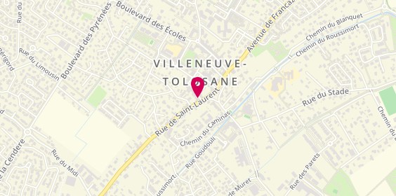 Plan de Ambulances Taxis Saint Bernard, 1 Place Eglise, 31270 Villeneuve-Tolosane