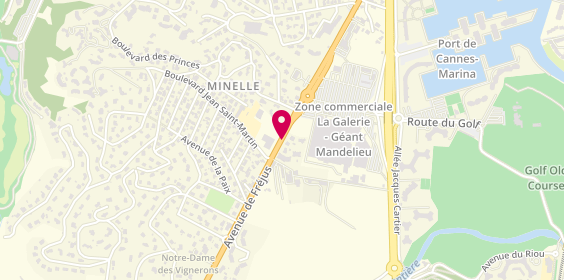Plan de Allo Allo Taxi LUDO MANDELIEU, 1031 Avenue de Fréjus, 06210 Mandelieu-la-Napoule