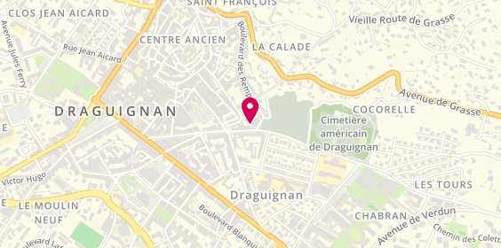 Plan de Taxi Franck, 57 Impasse Augustin, 83300 Draguignan