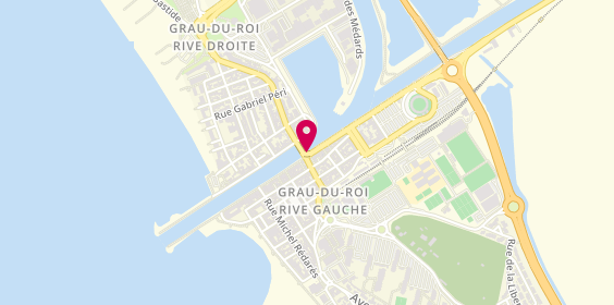 Plan de Ambulances & Taxis Jerrise, Centre Commercial Port Royal, 30240 Le Grau-du-Roi