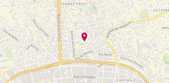 Plan de Elofer Sigmund Taxi Cannes, 14 Chemin Saint Nicolas, 06400 Cannes
