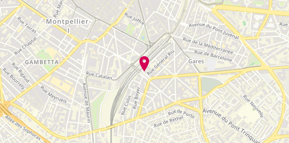 Plan de Taxis Radio Artisans Montpellier, 1 Place de Strasbourg, 34000 Montpellier