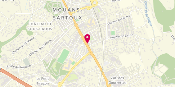 Plan de Taxi Menuet, Avenue de Cannes, 06370 Mouans-Sartoux