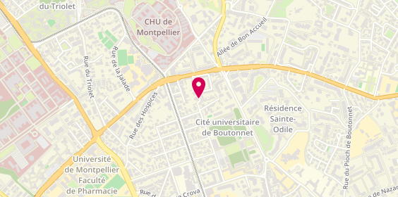 Plan de Allo Taxi Coulomb-Puyal, 5 Rue Ramon Lull, 34000 Montpellier