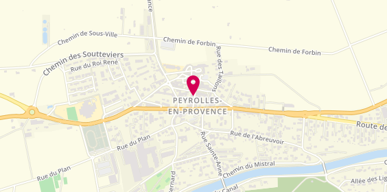 Plan de Ambulance Taxi Rogily, 17 Rue Horloge, 13860 Peyrolles-en-Provence