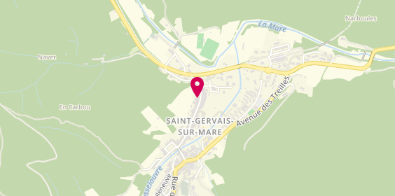 Plan de Taxis Christophe, 75 Rue Castres, 34610 Saint-Gervais-sur-Mare