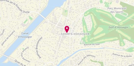 Plan de Taxi du Golf Soorts-Hossegor, Rue de la Paix, 40150 Soorts-Hossegor