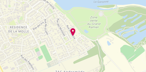 Plan de Ariane Taxi, 65 Rue Latche, 31700 Beauzelle