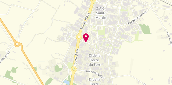 Plan de CAROSTEF taxis, Zac Terre du Fort 115 Rue Denis Papin, 84120 Pertuis