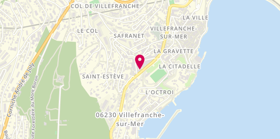 Plan de Taxi Mia, 14 Avenue du Maréchal Foch, 06230 Villefranche-sur-Mer