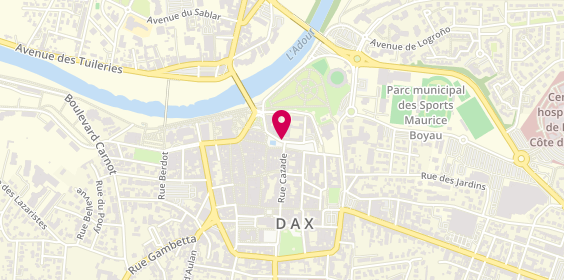 Plan de Allo Taxis Dax et Saint-Paul, 1 Place Fontaine Chaude BP 43, 40100 Dax
