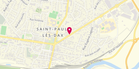 Plan de Taxi Ambulances Saint Pauloises, 231 Boulevard St Vincent de Paul, 40990 Saint-Paul-lès-Dax