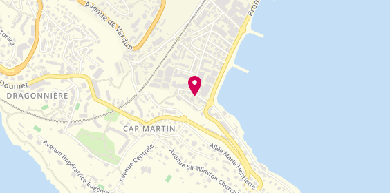Plan de SOS Riviera Services, 79 Avenue de la Plage, 06190 Roquebrune-Cap-Martin