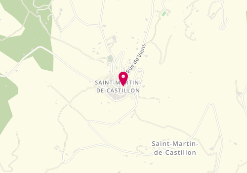 Plan de Taxi des Oliviers, Taxi d'Apt Soubeyron, 84750 Saint-Martin-de-Castillon