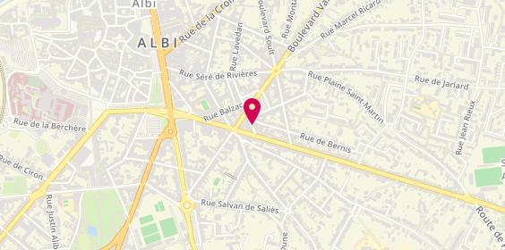 Plan de Taxi Sandrine, 3 Rue Pierre Gilles, 81000 Albi