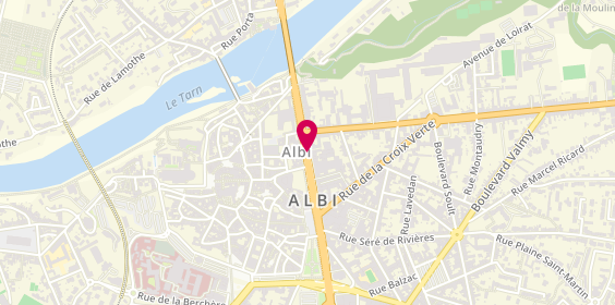 Plan de Abat Taxi, Lices Pompidou, 81000 Albi