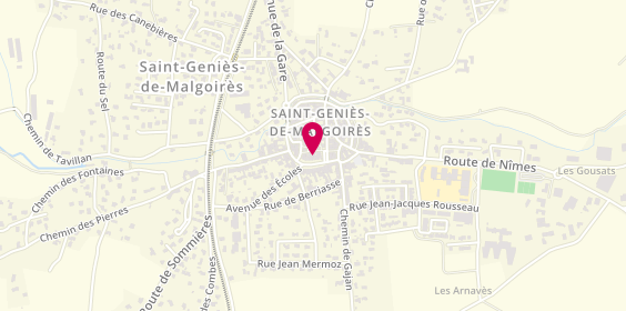 Plan de Taxis Et Ambulance de Saint-genies, 22 Boulevards, 30190 Saint-Geniès-de-Malgoirès