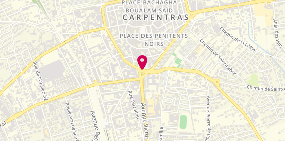 Plan de Taxi des Chloris, Place Aristide Brian, 84200 Carpentras
