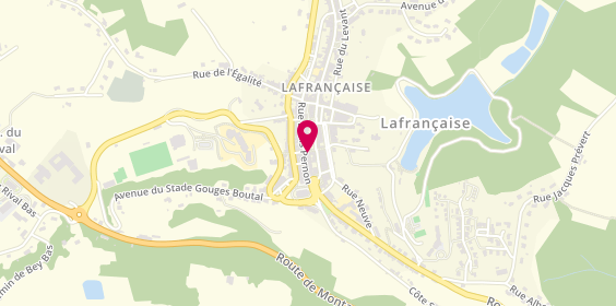 Plan de Ambulances Taxis Lorette, 14 Rue Louis Pernon, 82130 Lafrançaise