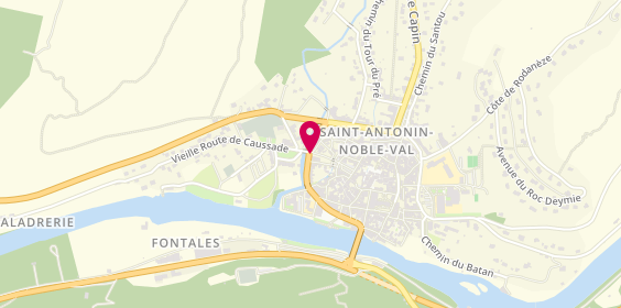 Plan de Taxi Blatger, Nibousou, 82140 Saint-Antonin-Noble-Val