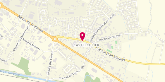 Plan de Taxi Caudecoste, 3 Rue Emilia Bourgade, 47240 Castelculier