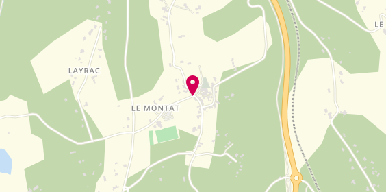 Plan de Taxis Berthié Alain, 640 Route Hautesserre, 46090 Le Montat