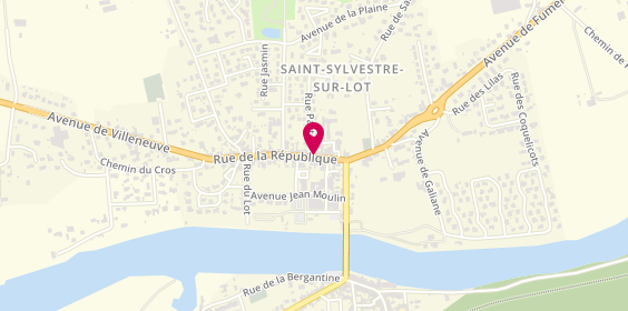 Plan de BST Taxis, 22 Rue République, 47140 Saint-Sylvestre-sur-Lot