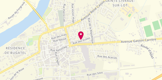 Plan de Taxi DNT, 39 Rue des Ecoles, 47110 Sainte-Livrade-sur-Lot