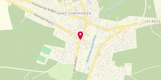 Plan de Taxi Reymond-Piot Sylvie, Au Sorbier 1, 33113 Saint-Symphorien
