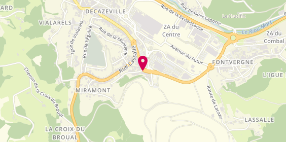 Plan de Football Club Bassin Aveyron, 16 Place Decazes, 12300 Decazeville